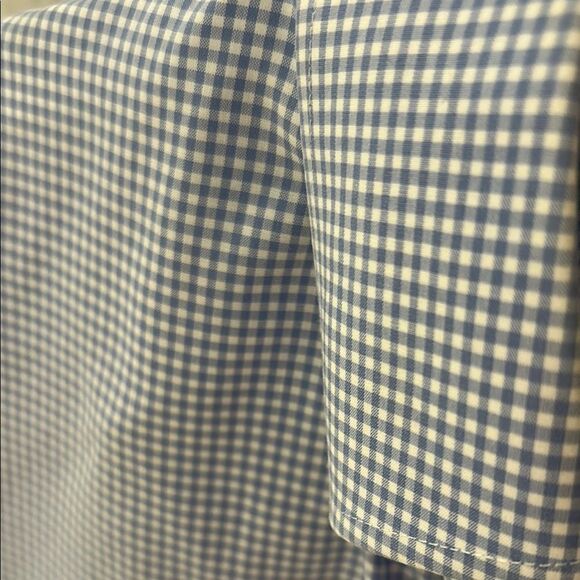 Nordstrom’s Men's Blue Checkered Shirt. Traditional fit - Picture 5 of 7